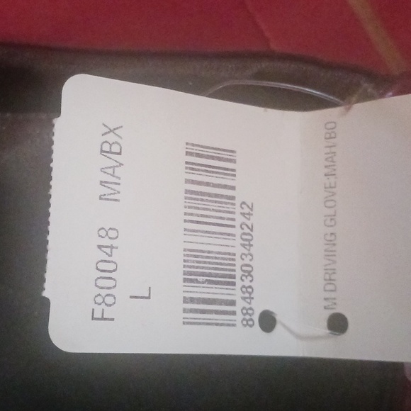 Coach Brown Driving Leather Gloves L - Picture 6 of 7